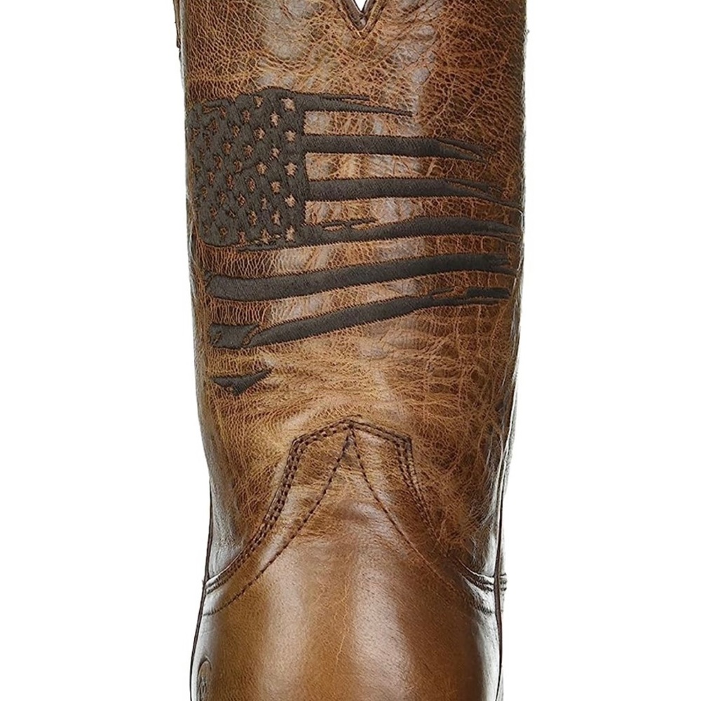 Ariat  Circuit Patriot Western Men`s Boot Size 11- Weathered brown (10029699) - Picture 13 of 15